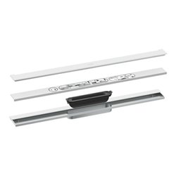 hansgrohe Duschrinne Drain 700mm, FM-Set, zur Wandmontage, mattweiß