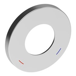 Keuco Wandrosette IXMO 105mm, rd, f EHM, UP, SW-chrom gebürstet