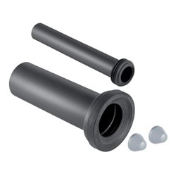 Geberit Anschlussgarnitur d 90mm, 300mm, f WWC, PE-HD, mattchr.