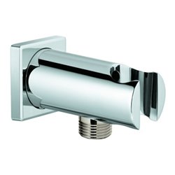 Grohe Wandabgangsbogen Rainshower 1/2', m Wandbrauseh., eckiger Ros., ch