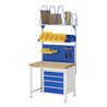 Rau Werkbank 8159A1, H840-1040mm, höhenverstellbar, 3x Schublade-TA