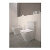 Duravit Stand-Bidet DuraStyle 37x63cm, m HL, ÜL, Hahnlochbank, weiß