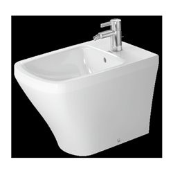 Duravit Stand-Bidet DuraStyle 37x57,5cm, m HL, ÜL, Hahnlochbank, weiß