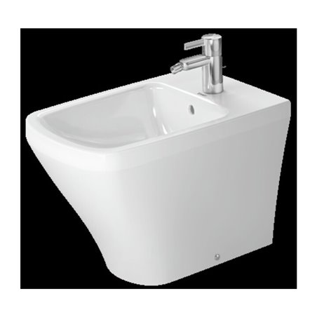 Duravit Stand-Bidet DuraStyle 37x57,5cm, m HL, ÜL, Hahnlochbank, weiß