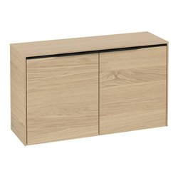 V&B Sideboard Subway 3.0 72,8x42,3x25,6cm, Gr. volc bla, Nord oak