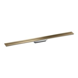 hansgrohe Duschrinne Drain 1000mm, FM-Set, z Wandmont., brush. bron