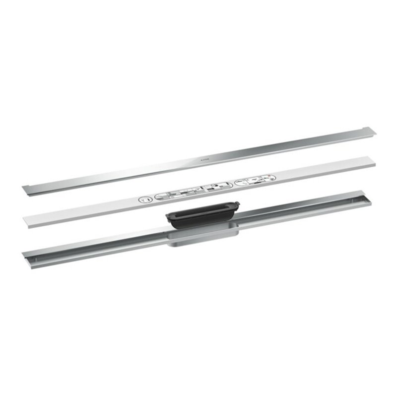 hansgrohe Duschrinne Drain 1000mm, FM-Set, zur Wandmontage, chrom