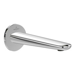 V&B Badewannenauslauf Antao für Wandmontage, brushed nickel matt