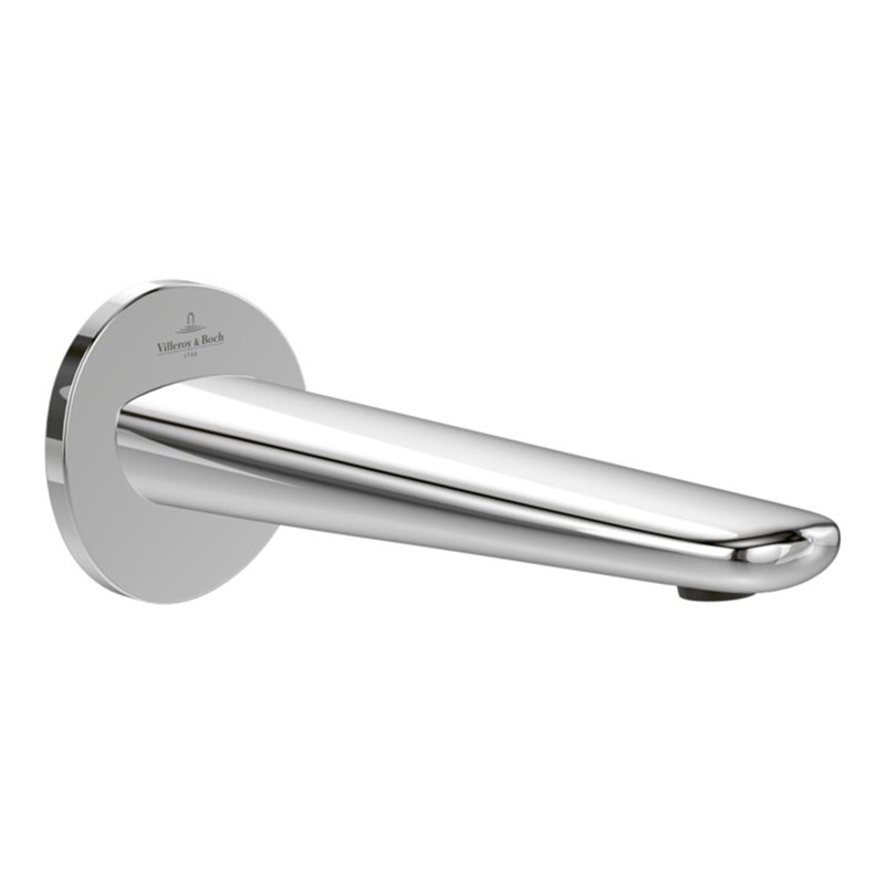 V&B Badewannenauslauf Antao für Wandmontage, brushed nickel matt