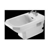 Duravit Wand-Bidet 1930 36x58,5cm, m HL, ÜL, Hahnlochbank, weiß