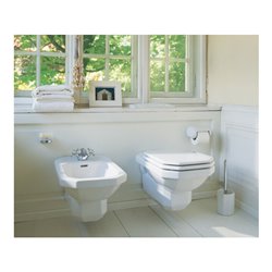 Duravit Wand-Bidet 1930 36x58,5cm, m HL, ÜL, Hahnlochbank, weiß