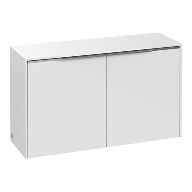 V&B Sideboard Subway 3.0 72,8x42,3x25,6cm, Gr. Alu gl, Brill. wh.