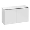 V&B Sideboard Subway 3.0 72,8x42,3x25,6cm, Gr. Alu gl, Brill. wh.