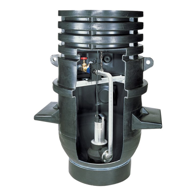 Wilo Schachtpumpstation DrainLift WS 1100 E/TP 50, FIT/PRO V05, m Behälter