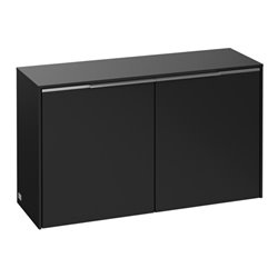 V&B Sideboard Subway 3.0 72,8x42,3x25,6cm, Gr. Alu gl, volc black