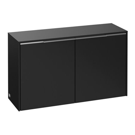 V&B Sideboard Subway 3.0 72,8x42,3x25,6cm, Gr. Alu gl, volc black