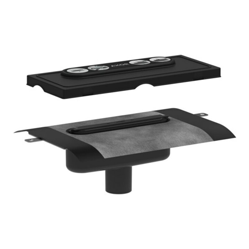 hansgrohe Ablaufgehäuse f vert Install., Grundk. für Duschrinne