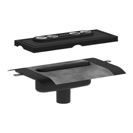 hansgrohe Ablaufgehäuse f vert Install., Grundk. für Duschrinne