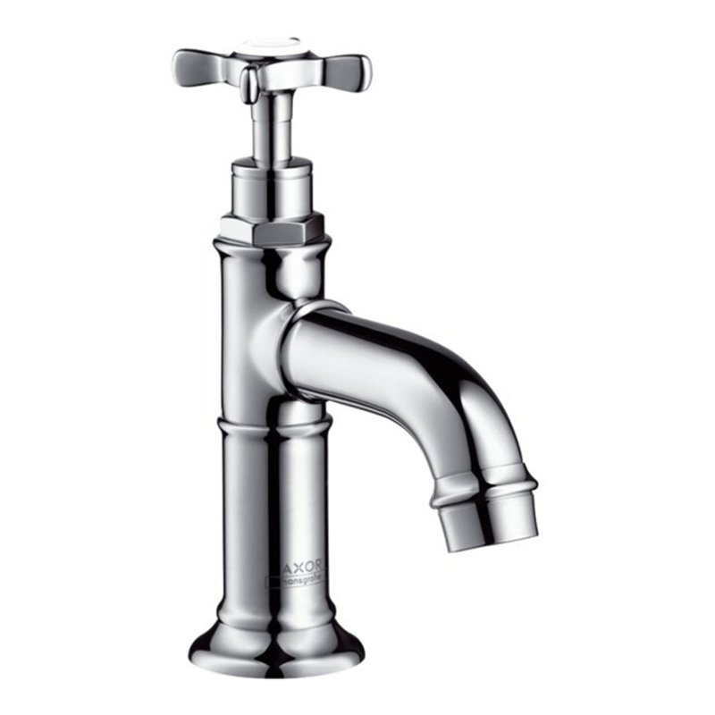 hansgrohe Standventil 50 Axor Montreux A 104mm, m Kr., o. Abl.garn, brush. ni.