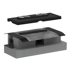 hansgrohe Ablaufgehäuse f Standardinst., Grundk. für Duschrinne