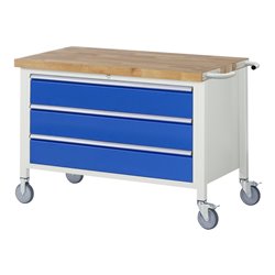 Rau Fahrbare Werkbank 8357, T700xH880mm, 3x Schublade-TA