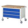 Rau Fahrbare Werkbank 8357, T700xH880mm, 3x Schublade-TA