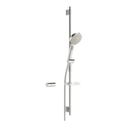 Hansa Brausestangen-Set HANSAACTIVEJET 1014mm, m HB d 120mm, 3-strg., hellg/chr