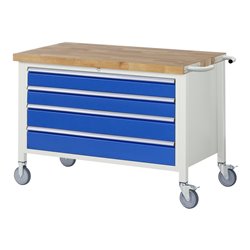 Rau Fahrbare Werkbank 8362, T700xH880mm, 4x Schublade-TA