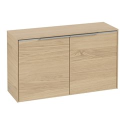 V&B Sideboard Subway 3.0 72,8x42,3x25,6cm, Gr. Alu gl, nordic oak