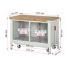 Rau Werkbank mit Fahrgestell 8468, T700xH880mm, 3x Schublade-TA, 1x Tür