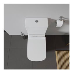 Duravit Spülkasten DuraStyle 39x17cm, 6/3 l, Anschl. unt links, weiß
