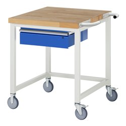 Rau Fahrbare Werkbank 8001, T900xH880mm, 1x Schublade-TA