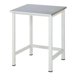 Rau Werktisch Modell 900 mit Stahlblechbelag-Platte HxT 825x800