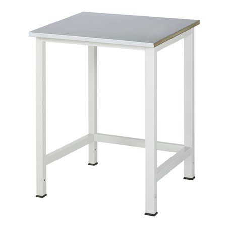 Rau Werktisch Modell 900 mit Stahlblechbelag-Platte HxT 825x800