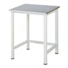 Rau Werktisch Modell 900 mit Stahlblechbelag-Platte HxT 825x800