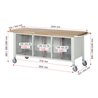 Rau Fahrbare Werkbank 8579, B2000xH880mm, 12x Schublade-TA