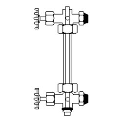 Grundfos Zubehör für Unterwasserpumpen Wasserstandsanz. WAS-L R1/2 PN6 500mm
