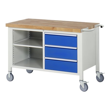 Rau Fahrbare Werkbank 8462, H880mm, 3x Schublade-TA