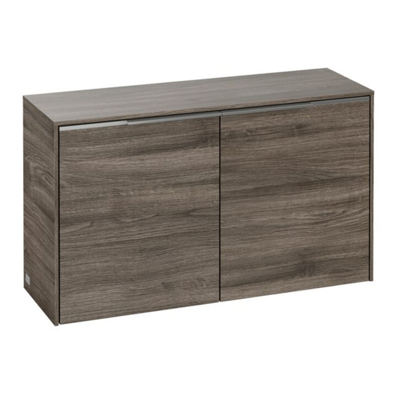 V&B Sideboard Subway 3.0 72,8x42,3x25,6cm, Gr. Alu gl, stone oak
