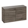 V&B Sideboard Subway 3.0 72,8x42,3x25,6cm, Gr. Alu gl, stone oak