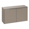 V&B Sideboard Subway 3.0 72,8x42,3x25,6cm, Gr. Alu gl, taupe