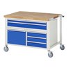 Rau Fahrbare Werkbank 8922, T900xH880mm, 5x Schublade-TA, 1x Tür
