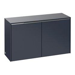 V&B Sideboard Subway 3.0 72,8x42,3x25,6cm, Gr. Alu gl, Mar blue