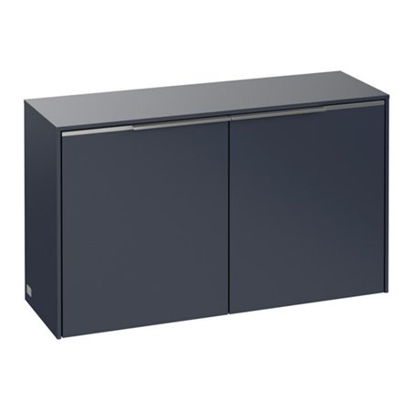 V&B Sideboard Subway 3.0 72,8x42,3x25,6cm, Gr. Alu gl, Mar blue