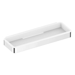 Keuco Duschkorb Plan 2-tlg, m verd. Befestig., verchromt/weiß