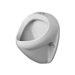 Duravit Absaug-Urinal Jim 36x35,5cm, Zulauf von oben, weiß