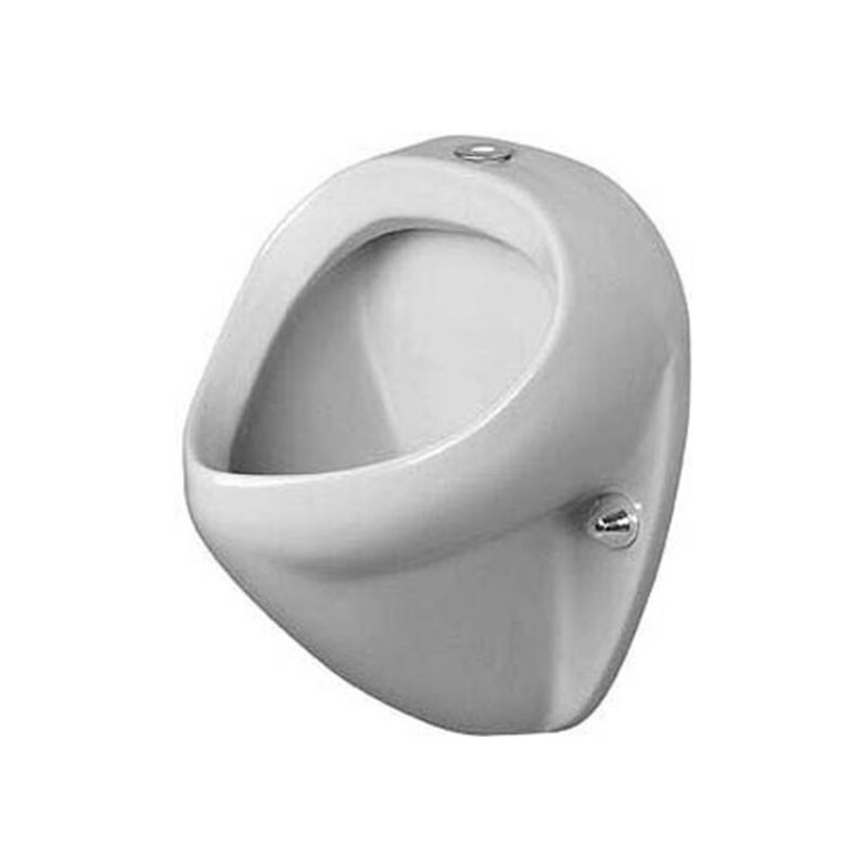 Duravit Absaug-Urinal Jim 36x35,5cm, Zulauf von oben, weiß