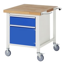 Rau Fahrbare Werkbank 8152, T900xH880mm, 1x Schublade-TA, 1x Tür