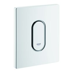 Grohe Abdeckplatte Arena Cosmopolitan weiß, manuelle Auslösung für Urinal