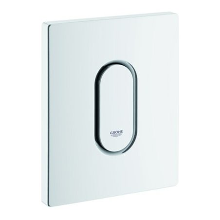 Grohe Abdeckplatte Arena Cosmopolitan weiß, manuelle Auslösung für Urinal